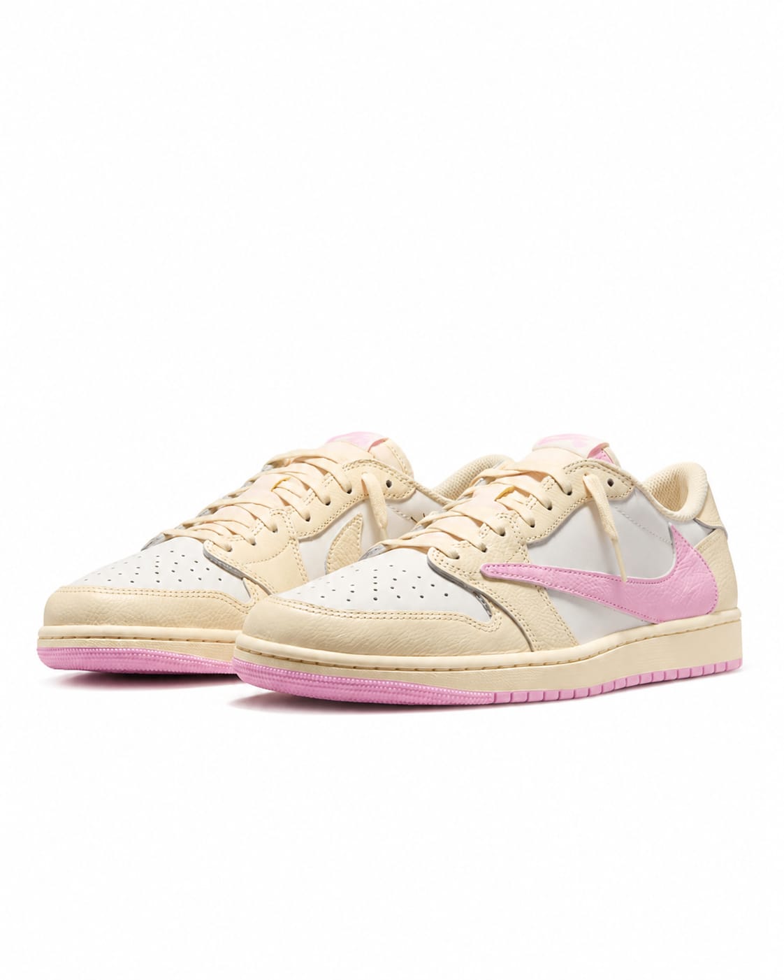 Nike Air Jordan 1 Retro Low OG SP Travis Scott Shy Pink BEIGE