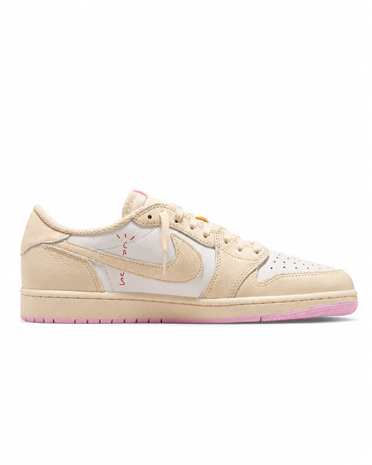 Nike Air Jordan 1 Retro Low OG SP Travis Scott Shy Pink BEIGE