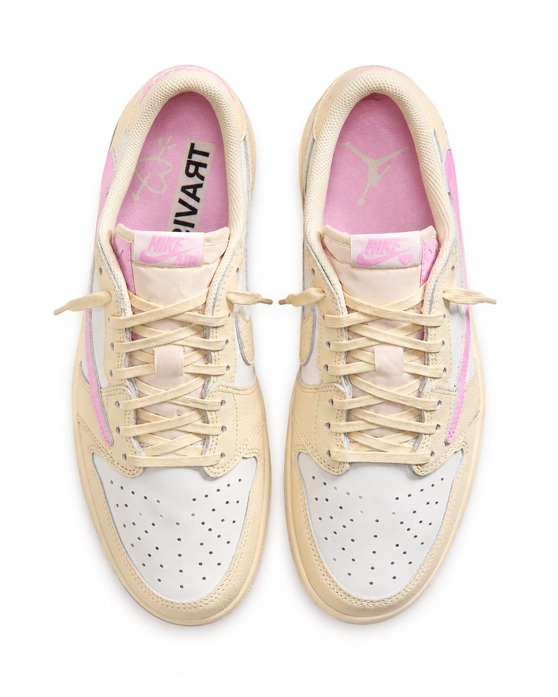 Nike Air Jordan 1 Retro Low OG SP Travis Scott Shy Pink BEIGE